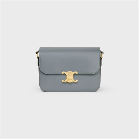 celine classique triomphe bag in shiny calfskin|TRIOMPHE .